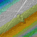 Multi-beam bathymetry sample